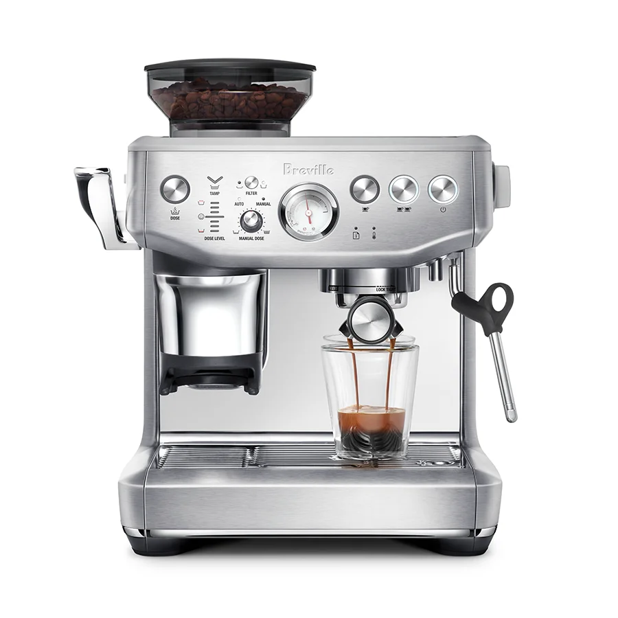 the Barista Express® Impress - Brushed Stainless