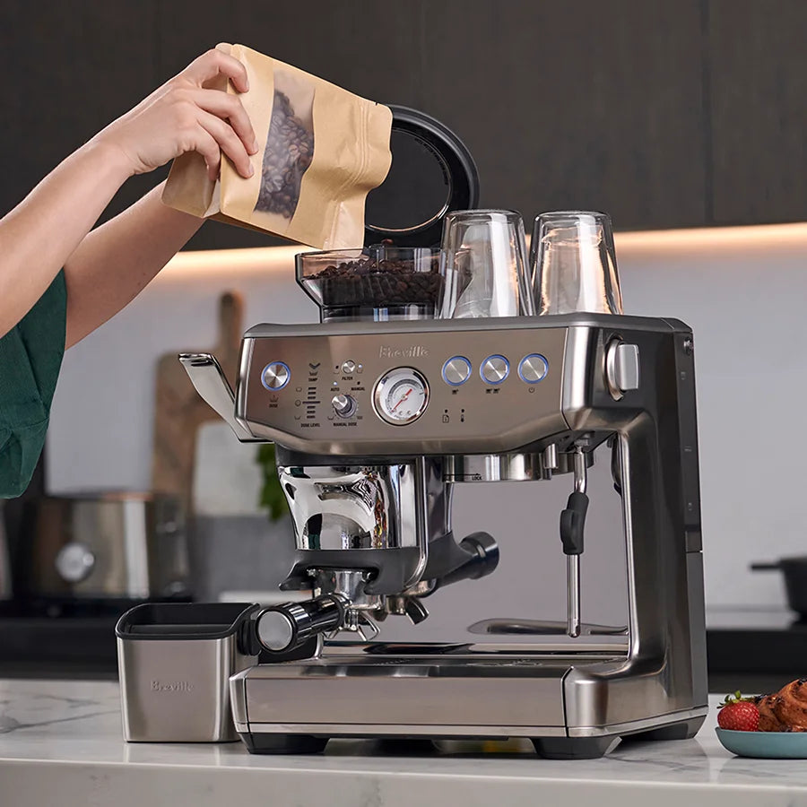 the Barista Express® Impress - Brushed Stainless