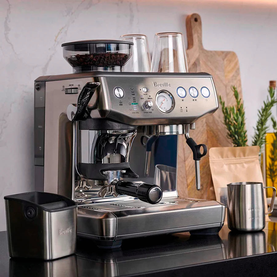 the Barista Express® Impress - Brushed Stainless