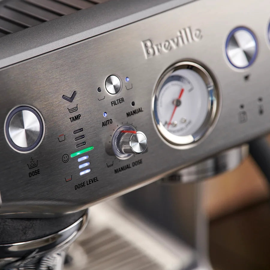 the Barista Express® Impress - Brushed Stainless