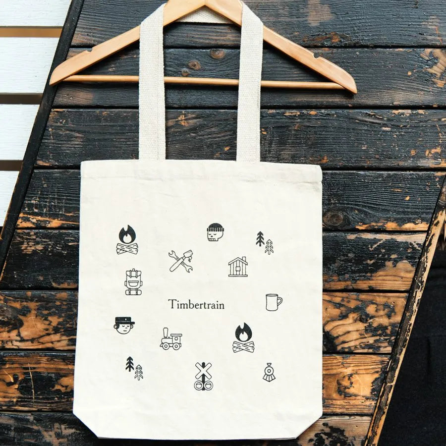 Timbertrain Cotton Tote – Natural
