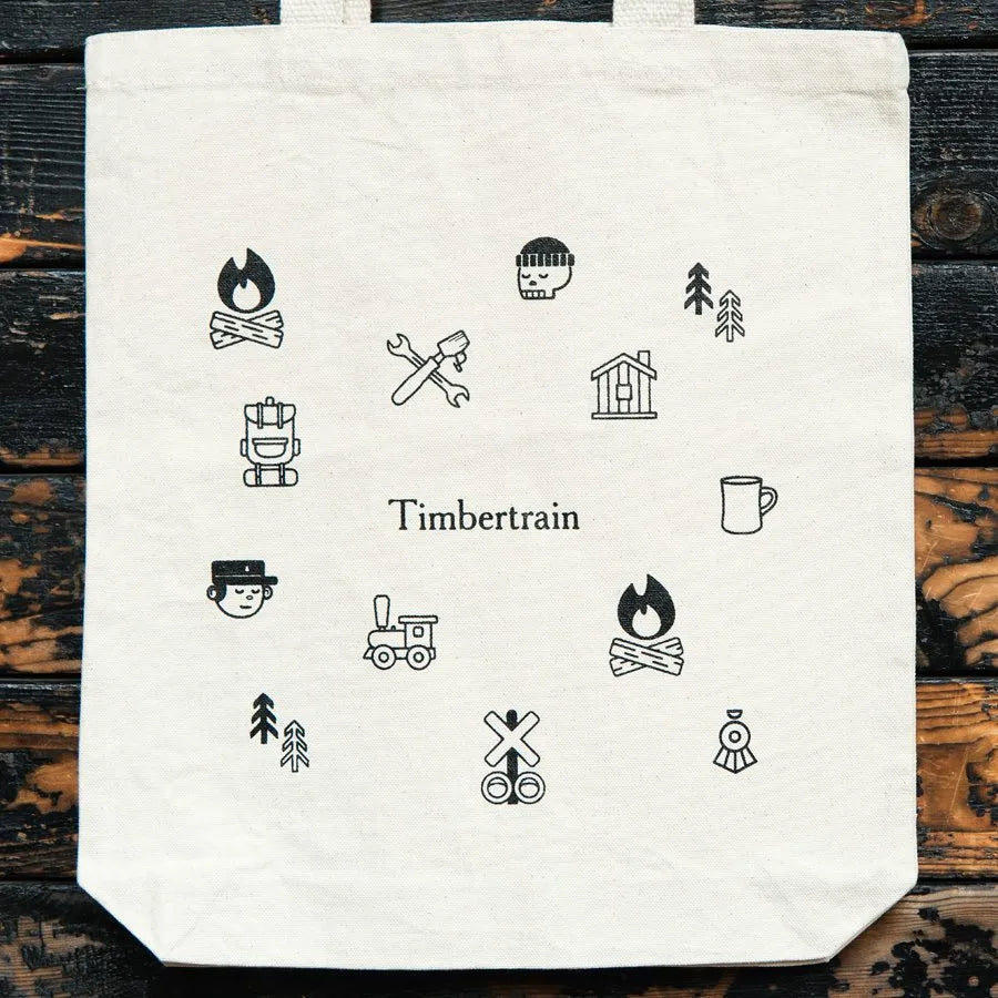 Timbertrain Cotton Tote – Natural