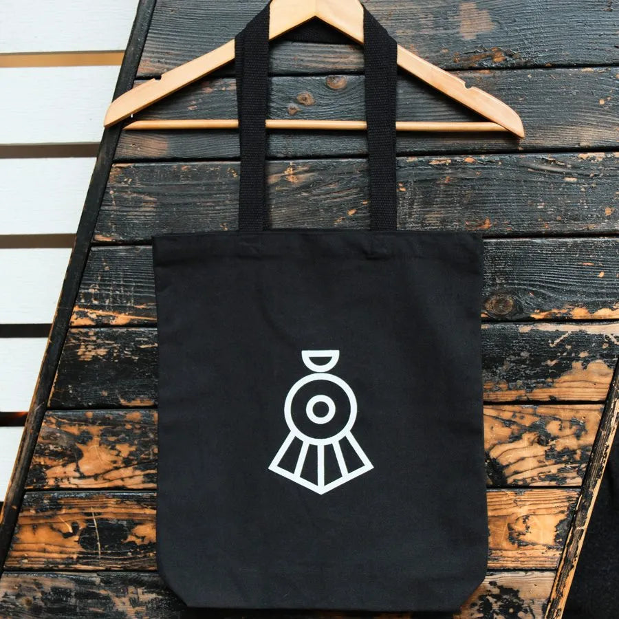 Timbertrain Cotton Tote – Black