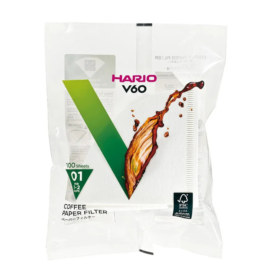 Hario V60-01 Filters (100-Pack)